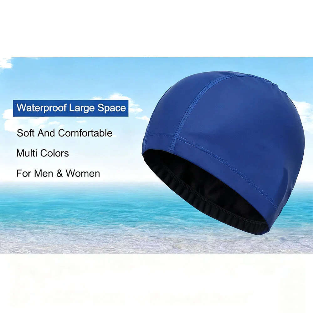 Aquatic Sports Hat - Unisex PU waterdichte badmuts - voor