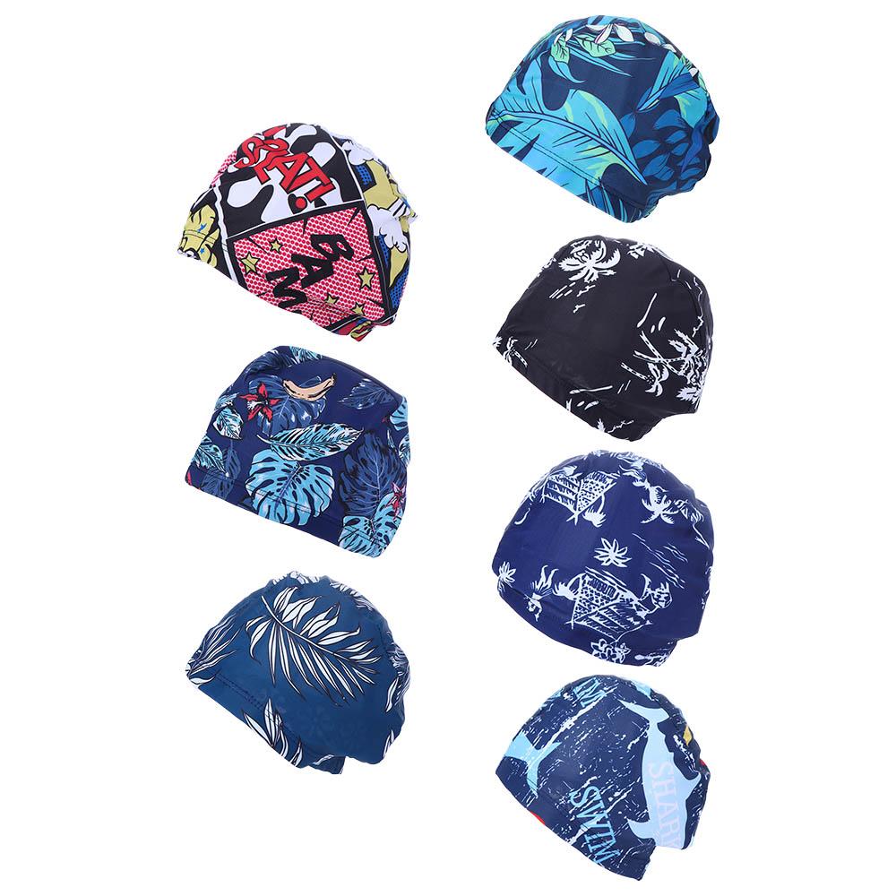 Aquatic Sports Hat - Calico badmuts Ademend, elastisch, waterdicht, sneldrogend,