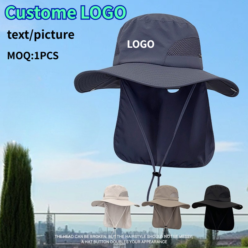 Aquatic Sports Hat - Op maat gemaakte print logo zomerzonnescherm