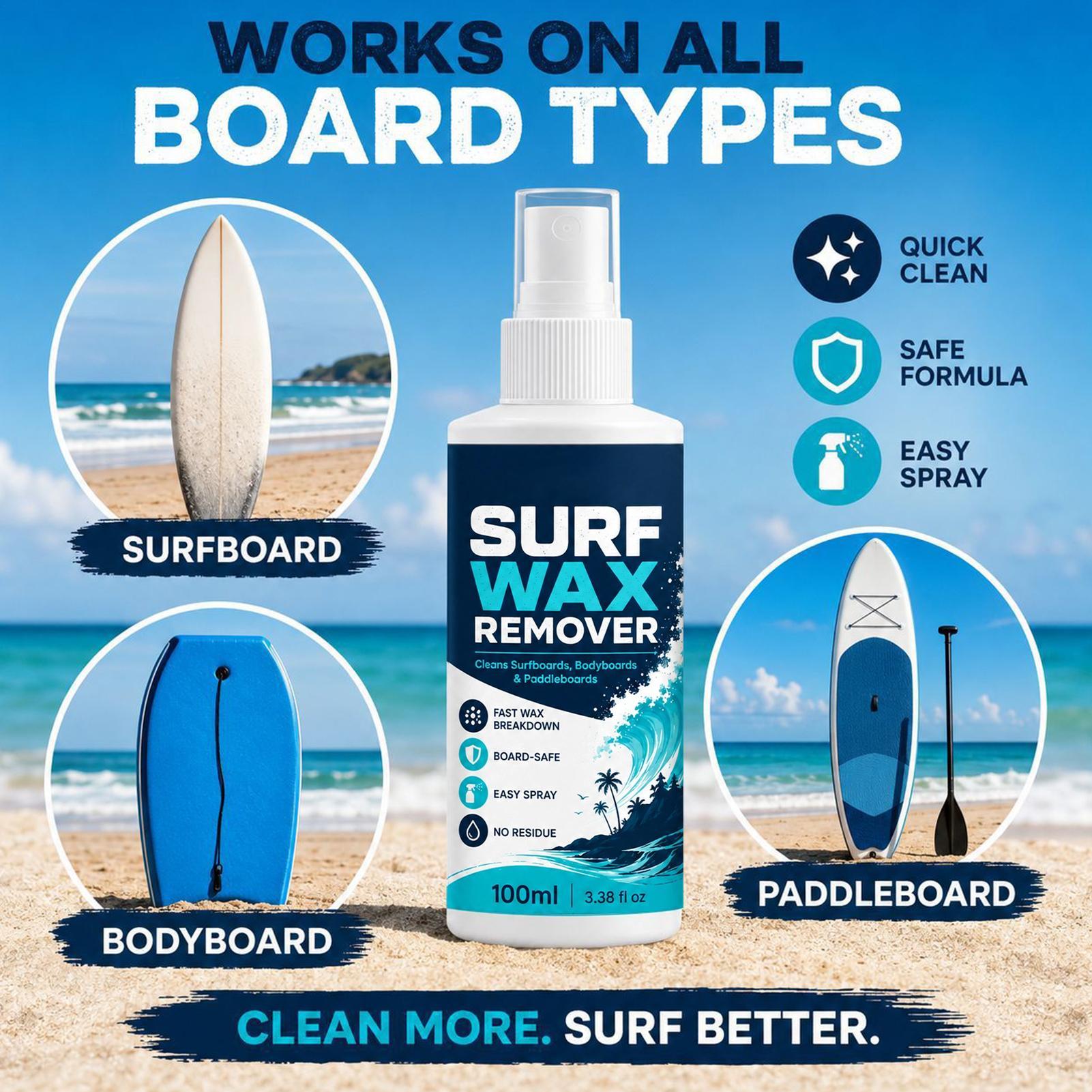 Surfwaxreiniger Draagbaar Mili - Surfboard Wax Tropical recensie en prijs