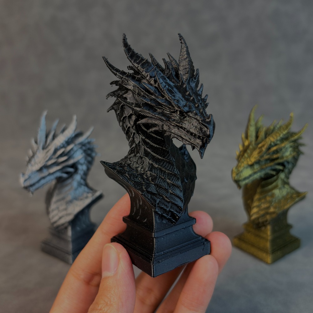 1-delige drakenkop sculptuur i - Head Racket Boom recensie en prijs